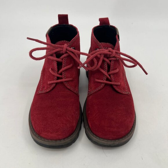 Josef Seibel Red Lina Lace Up Booties | Classic Style - Picture 4 of 11
